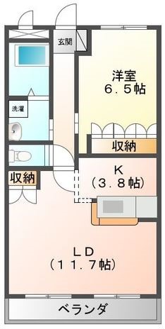 ヴィラ　エスポワール 302号室 間取り