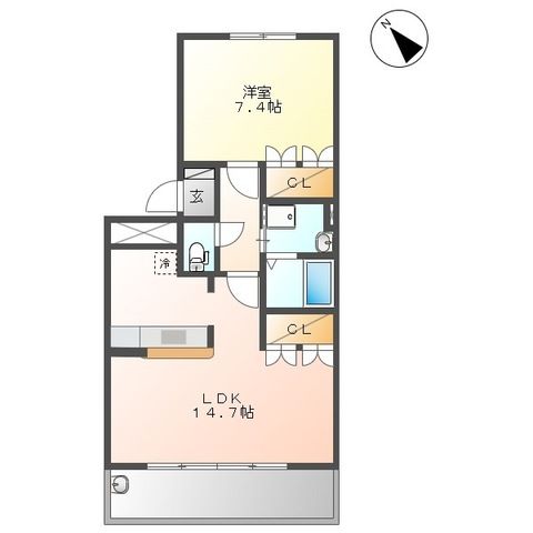 イズミガーデンヒルズ 306号室 間取り