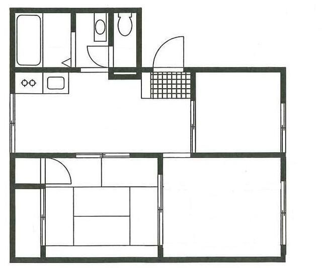 シャンポール 103号室 間取り