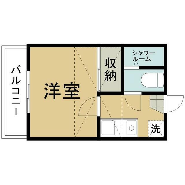 アークパル茅ヶ崎 105号室 間取り