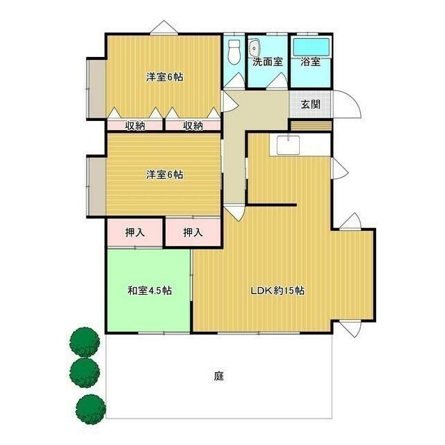 グレイス鵠沼 101号室 間取り