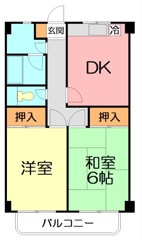 加藤第二コーポ 間取り