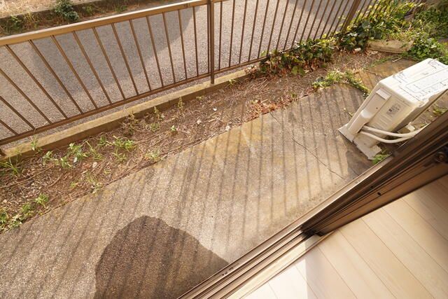 萩園ハイツ ベランダ