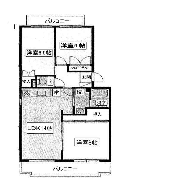 アートフル　サンポナール弐番館 104号室 間取り