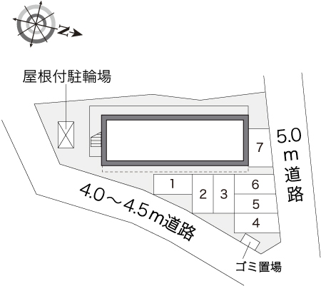 レオパレスＲＩＶＡⅡ 駐車場