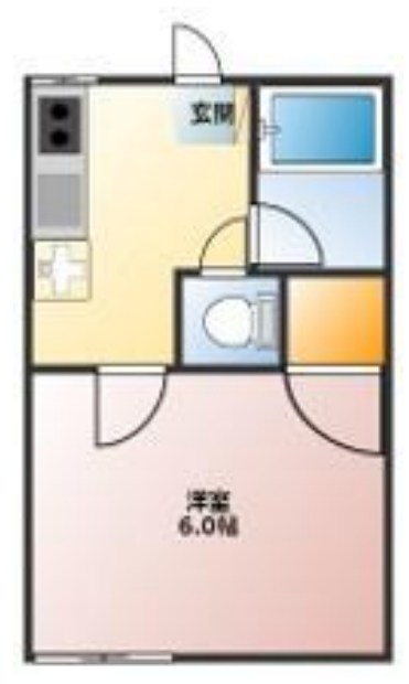 ファイブ鶴巻 201号室 間取り