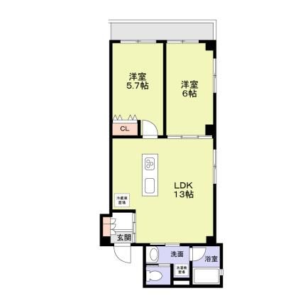 Ａｓｔｏｌｔｉａ 302号室 間取り