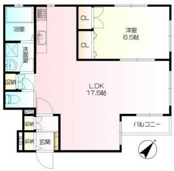 メーラ鵠沼 205号室 間取り