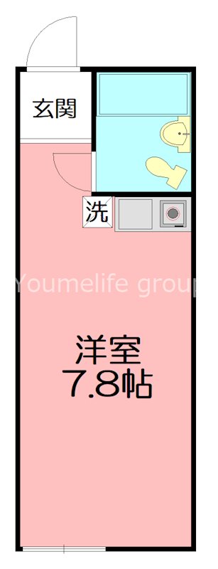 SKハイツ第11 201号室 間取り