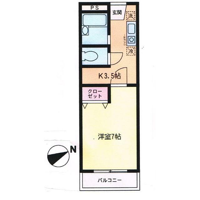 アルコ舞岡 110号号室 間取り