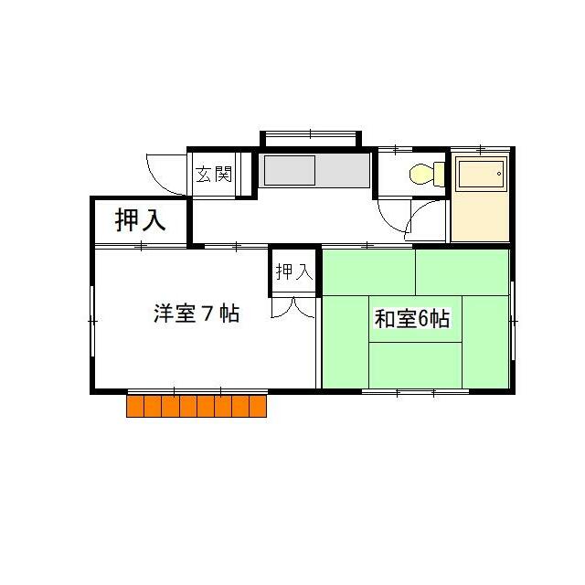 川口貸家 間取り