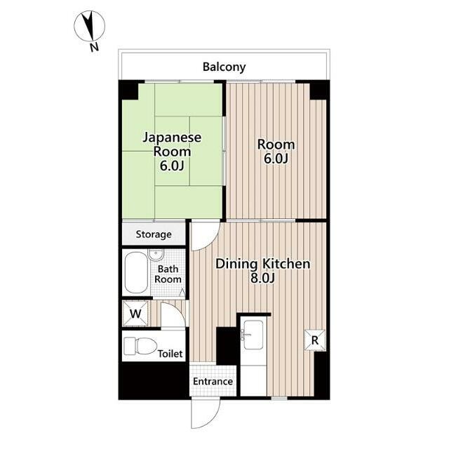 第三伸和コーポ 202号室 間取り