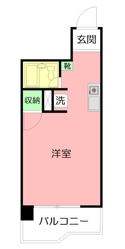 ロアールハイツ 603号室 間取り