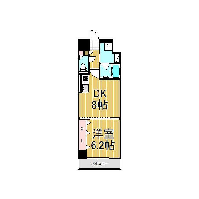 Ｅｐｉｃｈａｒｉｓ本厚木 702号室 間取り