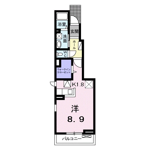 シトラスヒルズ 103号室 間取り