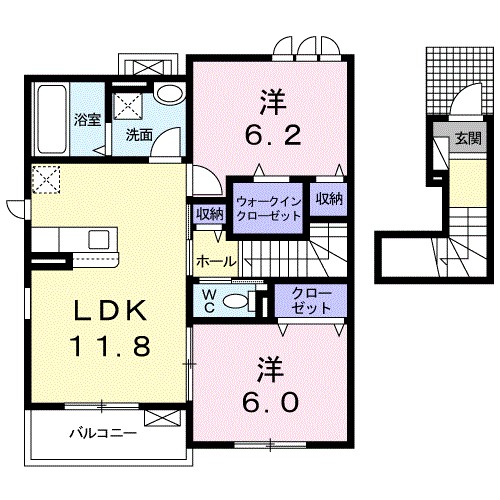 グレイス戸塚 203号室 間取り