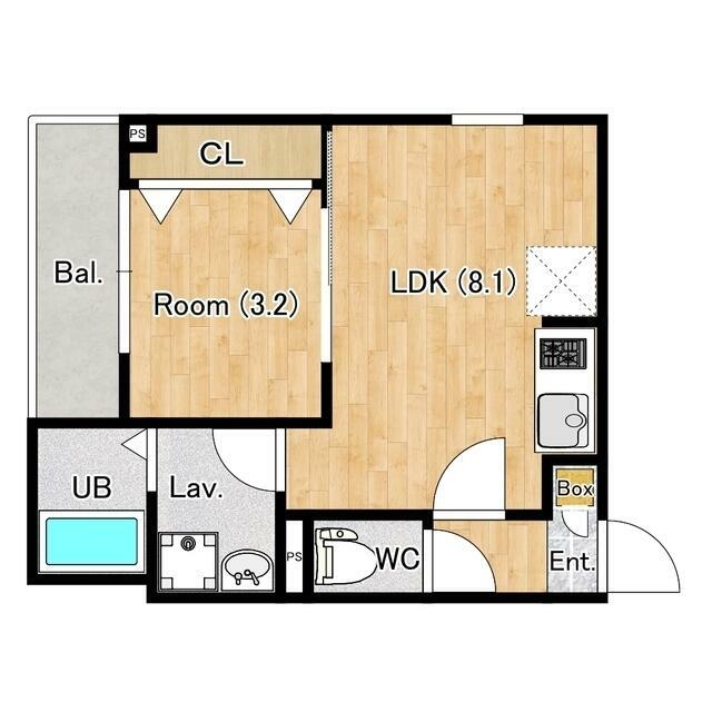 (仮称)ジーメゾン平塚幸町 0105号室 間取り