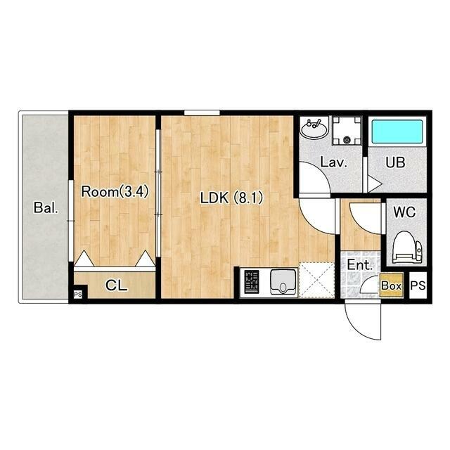 (仮称)ジーメゾン平塚幸町 0201号室 間取り