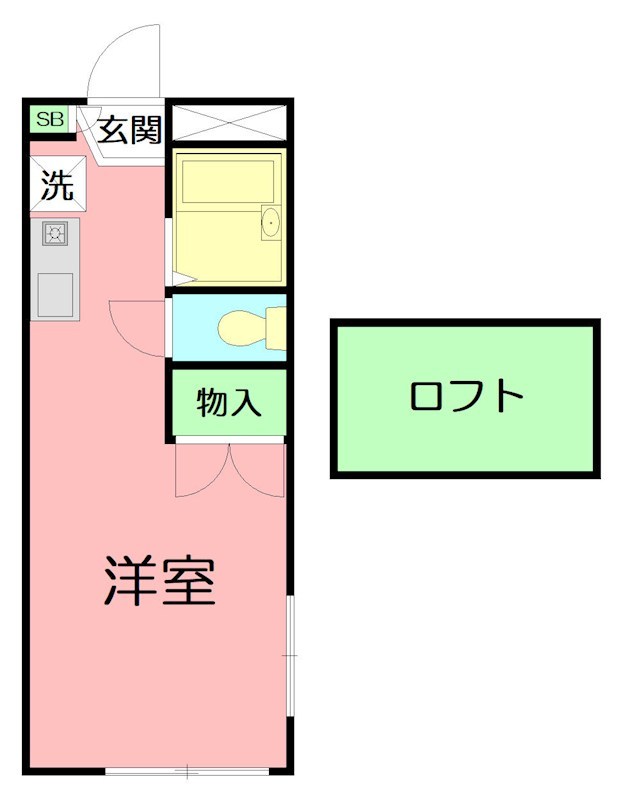 AOI 101号室 間取り