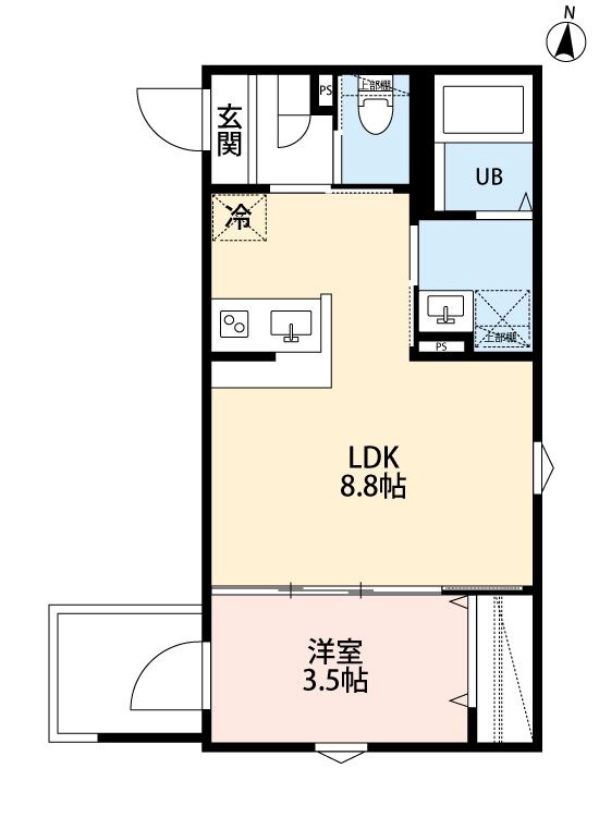 Breeze Bay 湘南 303号室 間取り