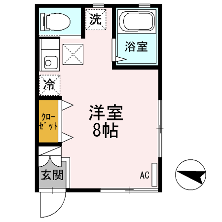 メゾン・Ｕ D号室 間取り