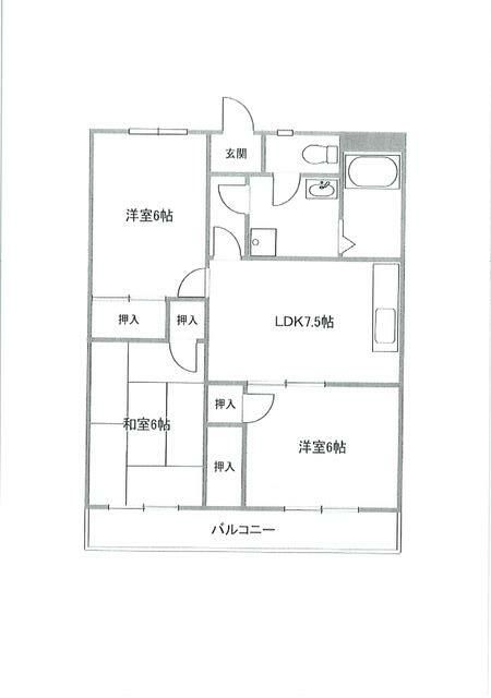 エトワール湘南 302号室 間取り