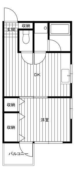 コーポダイカン 305号室 間取り