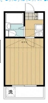 サンパレス桃浜 206号室 間取り