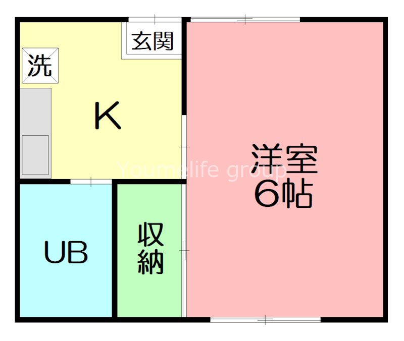 オートハイツ平塚 101号室 間取り