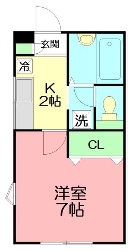 エスポワール 206号室 間取り
