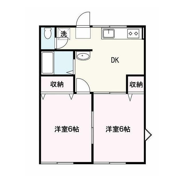 ハイネスポート 101号室 間取り