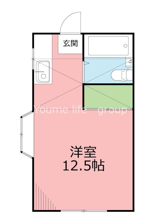 パレスNOJIMA　Ⅰ 201号室 間取り