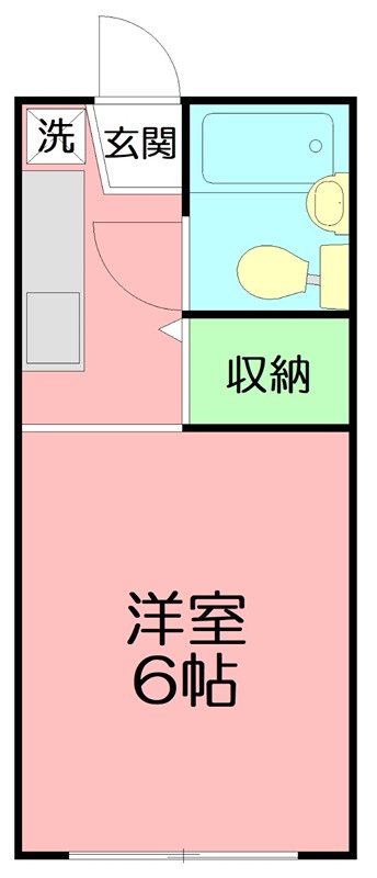 ハイツリー 201号室 間取り