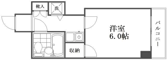 メインステージ平塚駅前 203号室 間取り