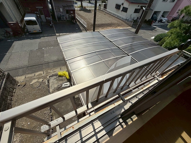守屋アパート ベランダ