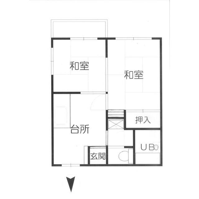 幸町フラット 202号室 間取り
