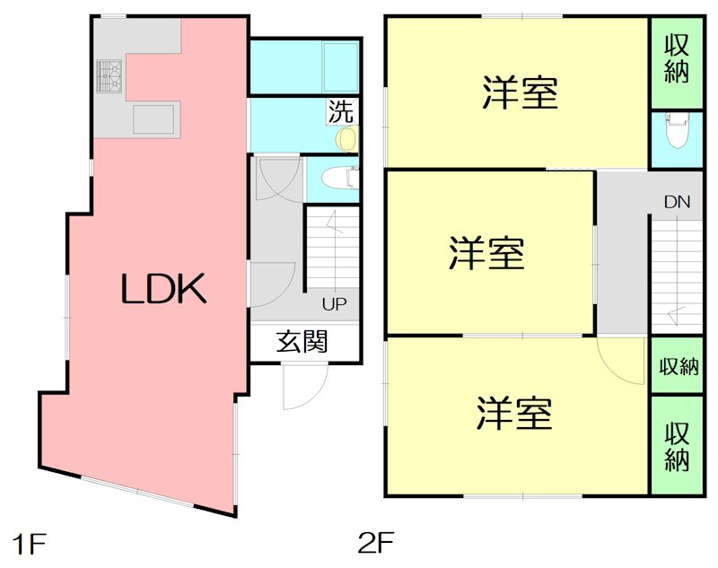 御殿ヴィンテージハウス 5号室 間取り