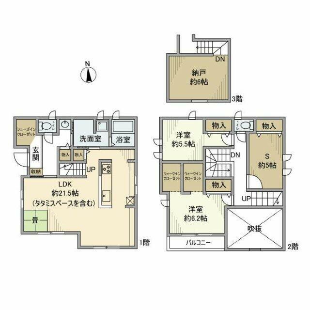 桃浜町戸建 間取り