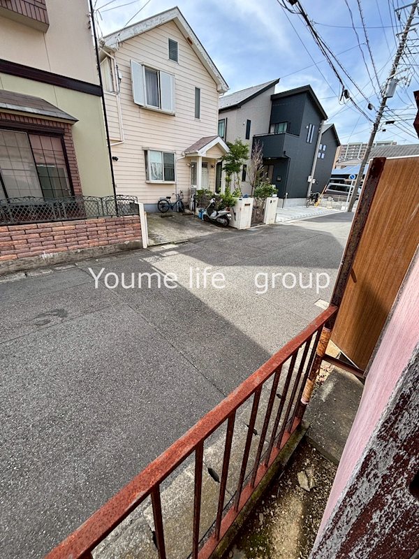 溝呂木貸家 ベランダ