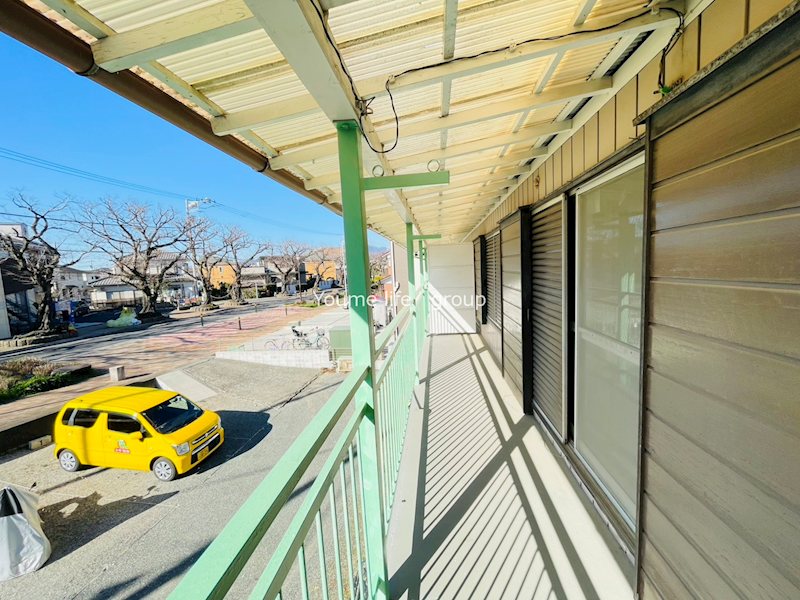 的場平塚第２アパート ベランダ