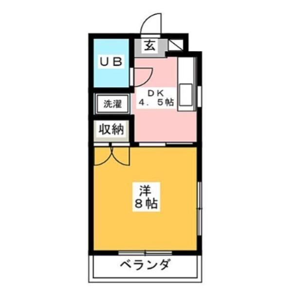 第三伸和コーポ 307号室 間取り