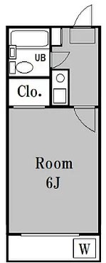 アンプルール湘南平塚 206号室 間取り