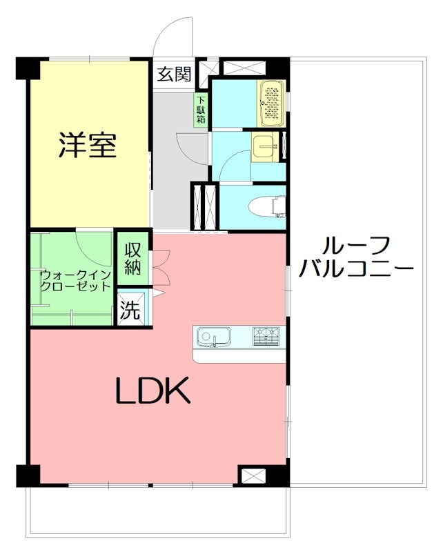 武井マンション 402号室 間取り