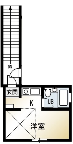 第2渡邉ハイツ 201号室 間取り