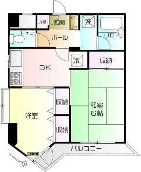 ライオンズマンション平塚第３ 201号室 間取り