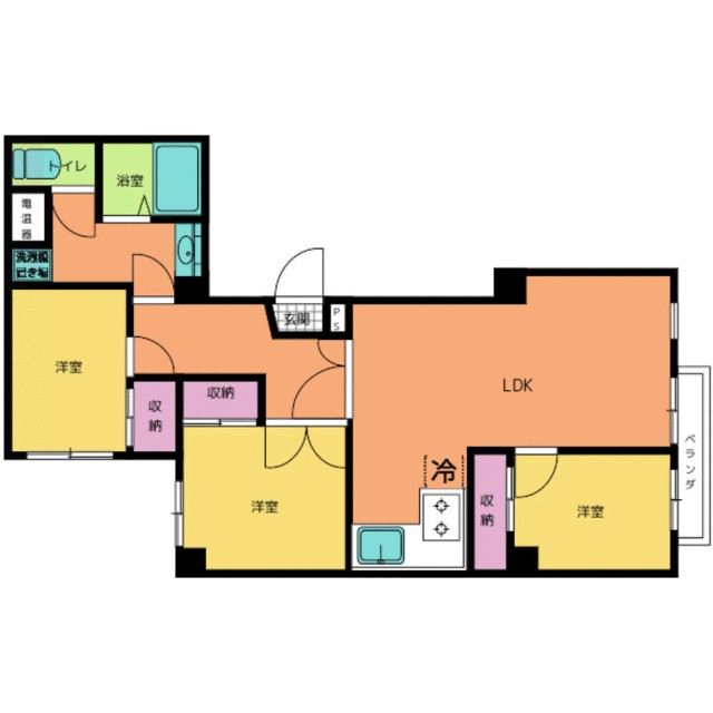 リブレ平塚宮の前 404号室 間取り