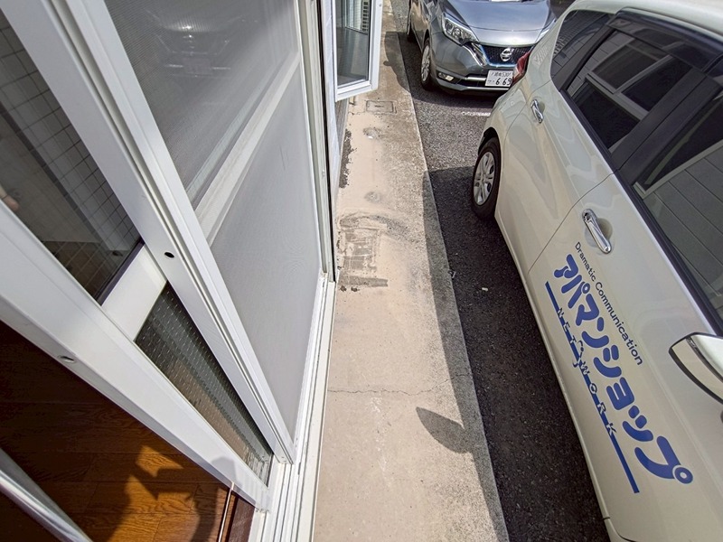 ドミール原田Ｂ ベランダ