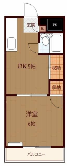 フォレスト大神 307号室 間取り