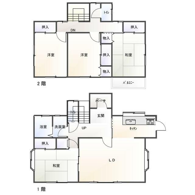 野口貸家 間取り