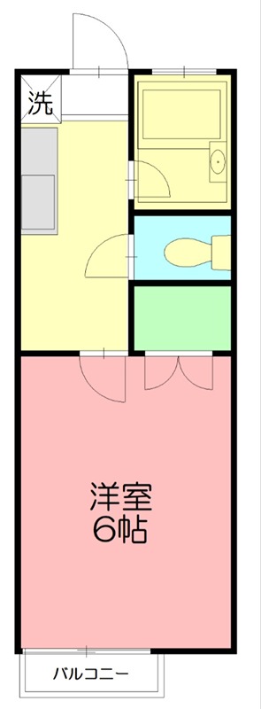 リリス湘南台 203号室 間取り